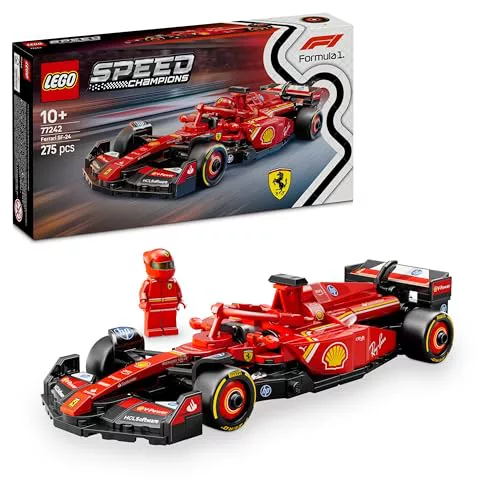 LEGO Speed Champions Coche de Carreras Ferrari SF-24 F1 de Juguete