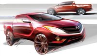 Nuevo Mazda BT-50, primera imagen en forma de boceto