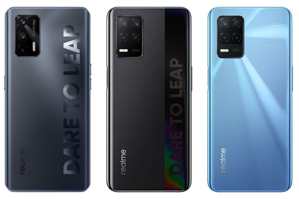 Realme Q3, Q3i y Q3 Pro: móviles 5G con gran batería, pantallas a 120 Hz y muy baratos