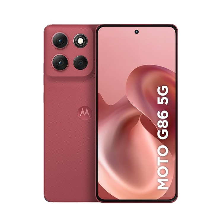 Smartphone Motorola Moto G86 5g + Moto Buds - 256gb 24gb (8gb Ram+16gb Ram Boost) Tela 1.5k Poled, 50mp Sony Camera Ois Moto Ai, Videos Em 4k, Ip68 + Ip69 - Vermelho
