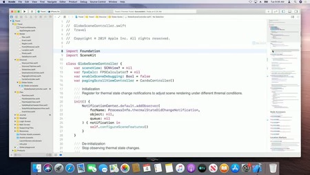 新しい Xcode 11 エディター