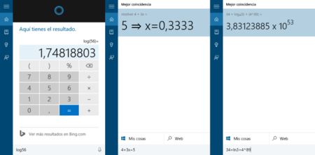 Calculadora Cortana