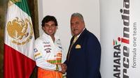 Sergio Pérez llega a Force India