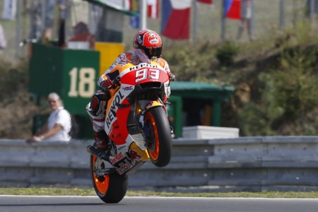 Pole brutal de Marc Márquez en Brno, Brad Binder y Johann Zarco también saldrán primeros