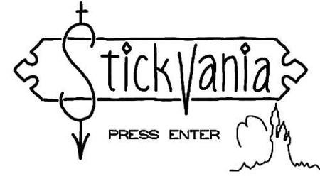 'Stickvania'. Minimalismo puro en torno al clásico de la familia Belmont