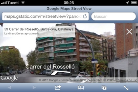 Google Street View ya se puede ver desde la web en los dispositivos iOS