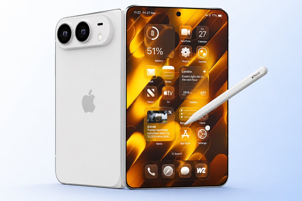 Mark Gurman, experto en Apple, sobre el nuevo iPhone plegable y el Apple Pencil: No es probable que lo lance 