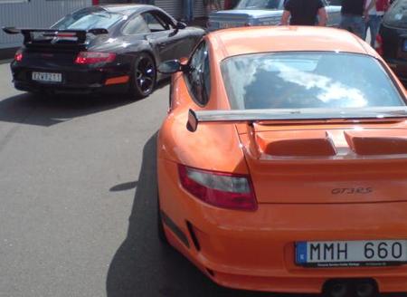 GT3s rs naranja y blanco
