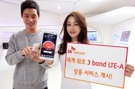 SK Telecom pone en marcha el primer servicio LTE-A tribanda