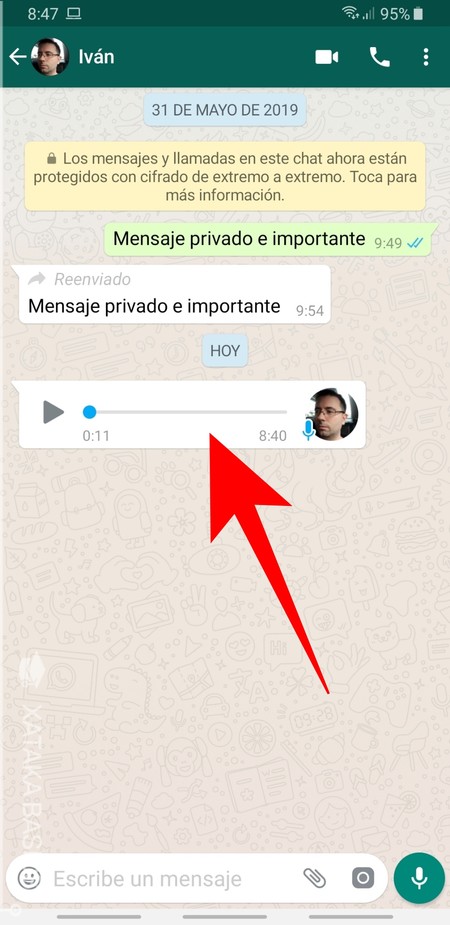 C mo pasar las notas de voz a mensaje de texto en WhatsApp