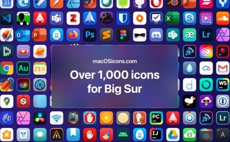 En esa web puedes descargar más de 2000 iconos para macOS Big Sur que sí lucen consistentes con el diseño