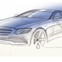 Aquí lo tienes, el nuevo Mercedes-Benz Clase E en su sketch definitivo previo a Detroit