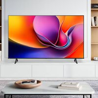 Cuesta 416,99 euros y es una tele grande de 65 pulgadas, que sirve para montarte tu cine en casa y también para gaming