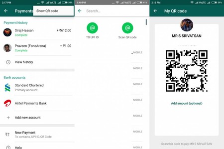 WhatsApp Pay incorpora los casi olvidados en Occidente códigos QR para facilitar los pagos