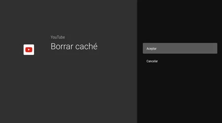 Borrar caché Android TV