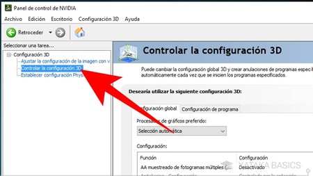 Configurar tarjeta 2025 grafica nvidia