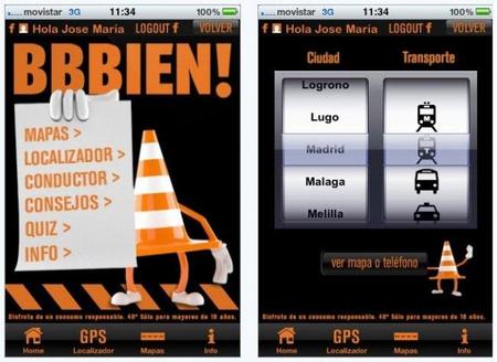BBBien, aplicación para iPhone del transporte público español