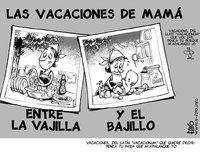 Mamá, ¿has descansado estas vacaciones?‏