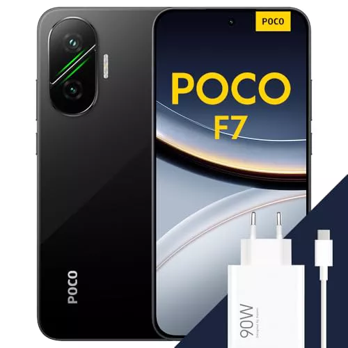 XIAOMI POCO F7 - Smartphone de 12+512GB, Cámara Sony de 50 MP con OIS