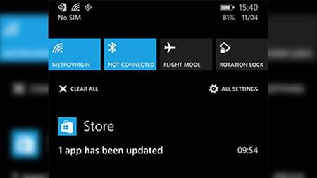 Más rumores indican la llegada del centro de notificaciones al escritorio con Windows Threshold
