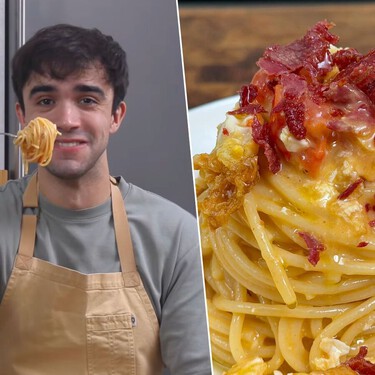 Diego Doal, cocinero: “Esta receta de carbonara de huevos fritos es mi nueva receta de pasta favorita” 