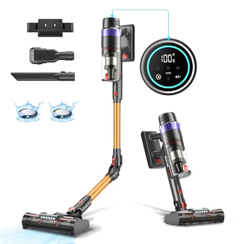 PRETTYCARE 45KPA/530W/60Mins Aspiradora sin Cable, V3,2025 Actualización