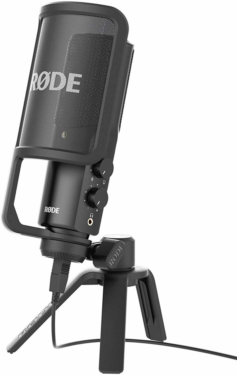 Microfono USB A Condensatore Per PC, Gaming E Streaming, 192kHz/24bit Con Supporto E Pop Filter