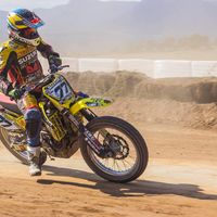 Ferrán Cardús, primer campeón de España de Flat Track