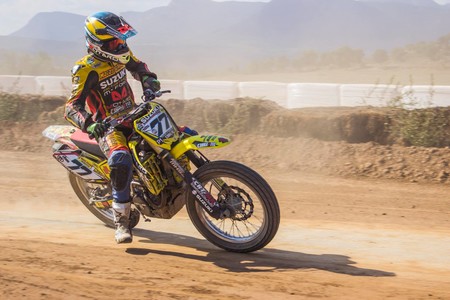 Ferrán Cardús, primer campeón de España de Flat Track