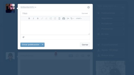 Tumblr remodela su interfaz de publicación: ahora es más rápida y atractiva