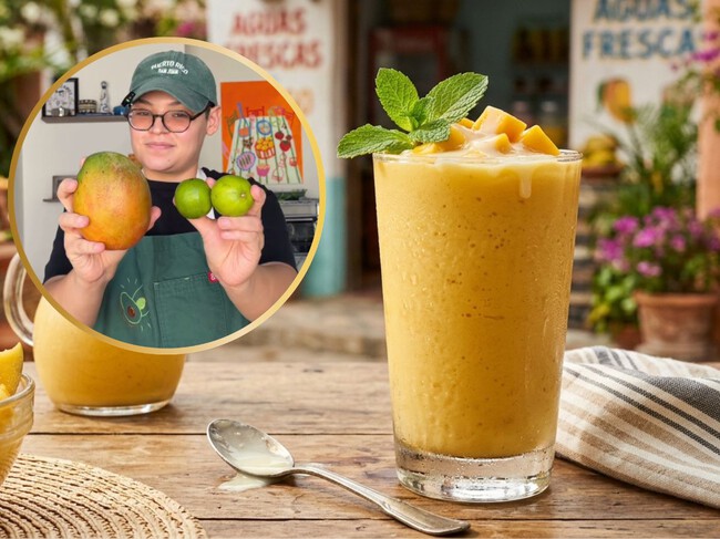 Cómo hacer una limonada cremosa de mango: queda refrescante, llena de sabor y en poco tiempo