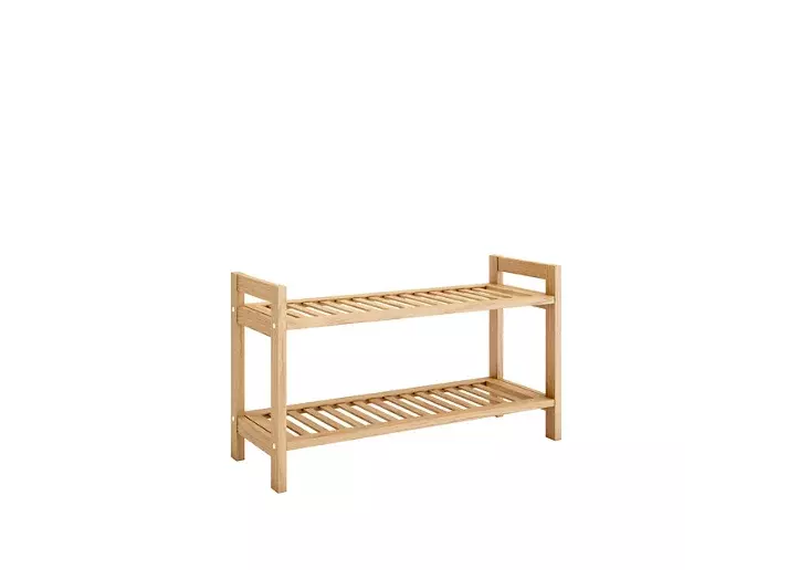 Estantería de bambú 2 BALDAS apilable TG