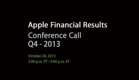 Apple celebrará su reunión de resultados financieros el 28 de octubre