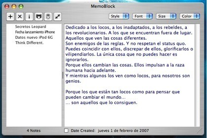 MemoBlock: Un pequeño y útil bloc de notas mejorado