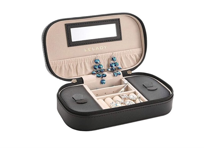 RingHero - Elegante Pulsera Portátil Con Bolsillo Oculto Para Hombres/ Mujeres, Discreto Protector De Joyería Y Guardián, Accesorios De Fitness, Almacenamiento Para Anillos De Boda, Color Azul