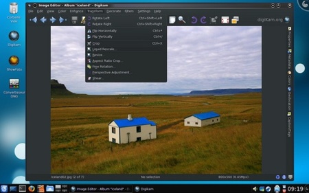 Herramienta de Liquid Rescale para digiKam 0.11.0