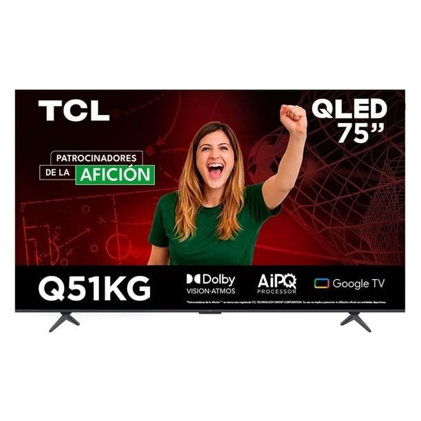 Pantallas TCL 50 pulgadas FHD y 75 pulgadas 4K QLED