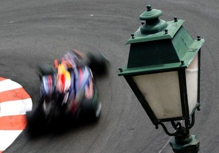 Sebastian Vettel en el GP de Mónaco 2010