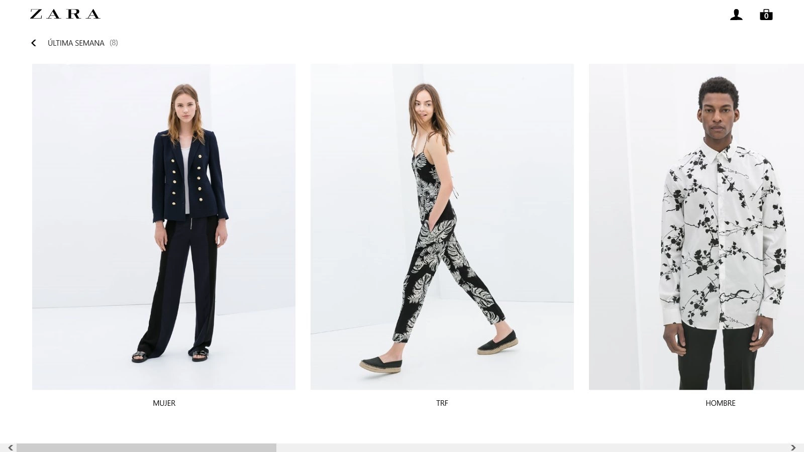 App de Zara para Windows 8