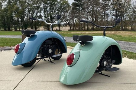 Reciclaje nivel: construir dos minimotos muy pintonas a partir de un viejo Volkswagen Beetle