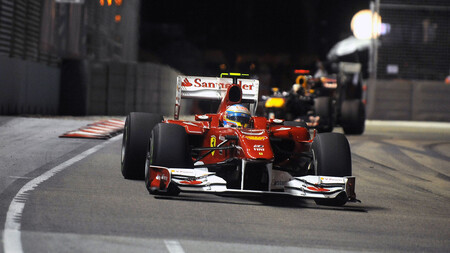 Alonso Singapur F1 2010