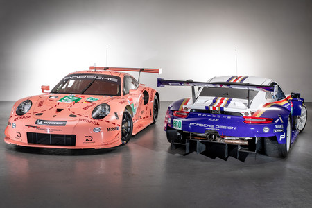 Porsche ya no tiene LMP1 en las 24 Horas de Le Mans, pero sí este par de 911 RSR con decoraciones míticas