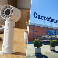 Solo hasta el 27 de julio en Carrefour: un mini ventilador 2 en 1 (a 4,99 euros) para combatir las olas de calor dentro y fuera de casa 