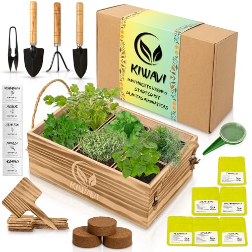 Mini Huerto Urbano para Interior - Kit de Cultivo de Plantas 