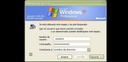 Bloqueo de los equipos informáticos