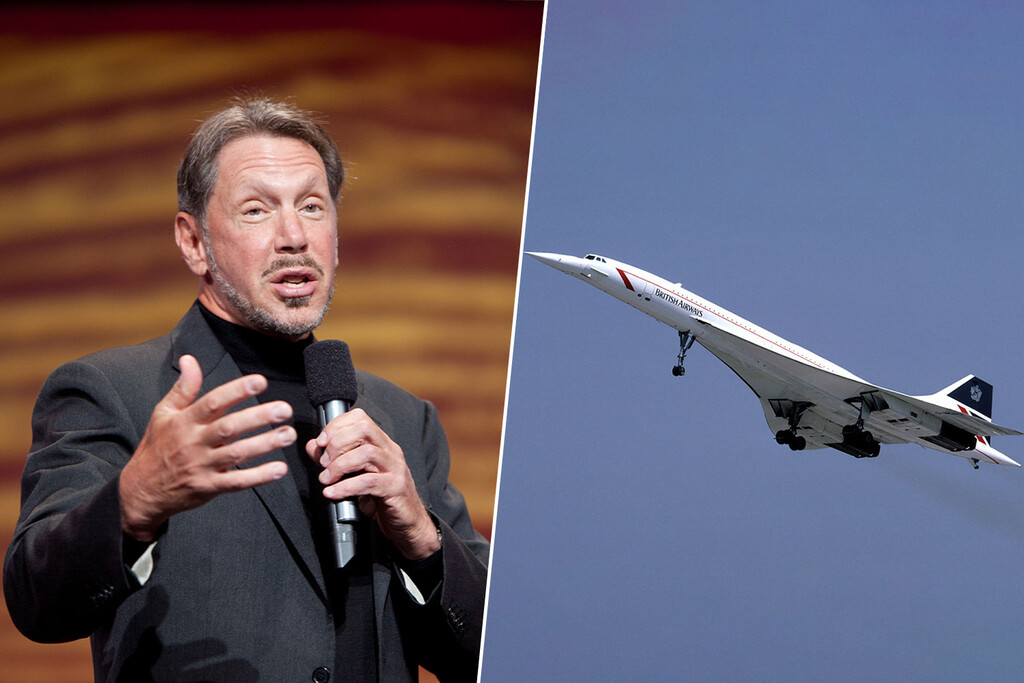 En 1988, Larry Ellison hizo la presentación de producto más rápida de su historia: duró tres horas y fue a bordo del Concorde