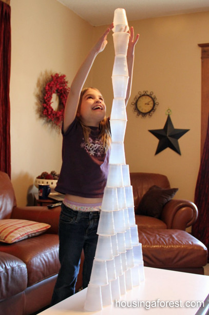 Juegos Actividades Ninos Casa Desechables Vasos