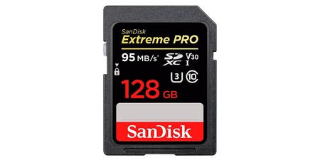 Si necesitas muchos Gb para tu cámara, los 128 de esta SanDisk Extreme Pro en Amazon sólo te cuestan 54,50 euros