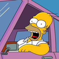 Detienen en Reino Unido a un conductor con licencia de conducir de Homero Simpson