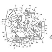 Raro pero con sentido: Suzuki ha patentado un motor monocilíndrico con una biela fantasma